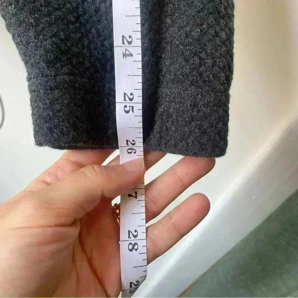 Zara Women’s Half Zip Sweater | Size Small Oversized Gray Sweater - Picture 7 of 9